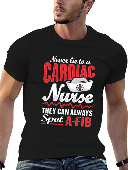 Cardiac Nurse T-Shirt - Spot A-Fib