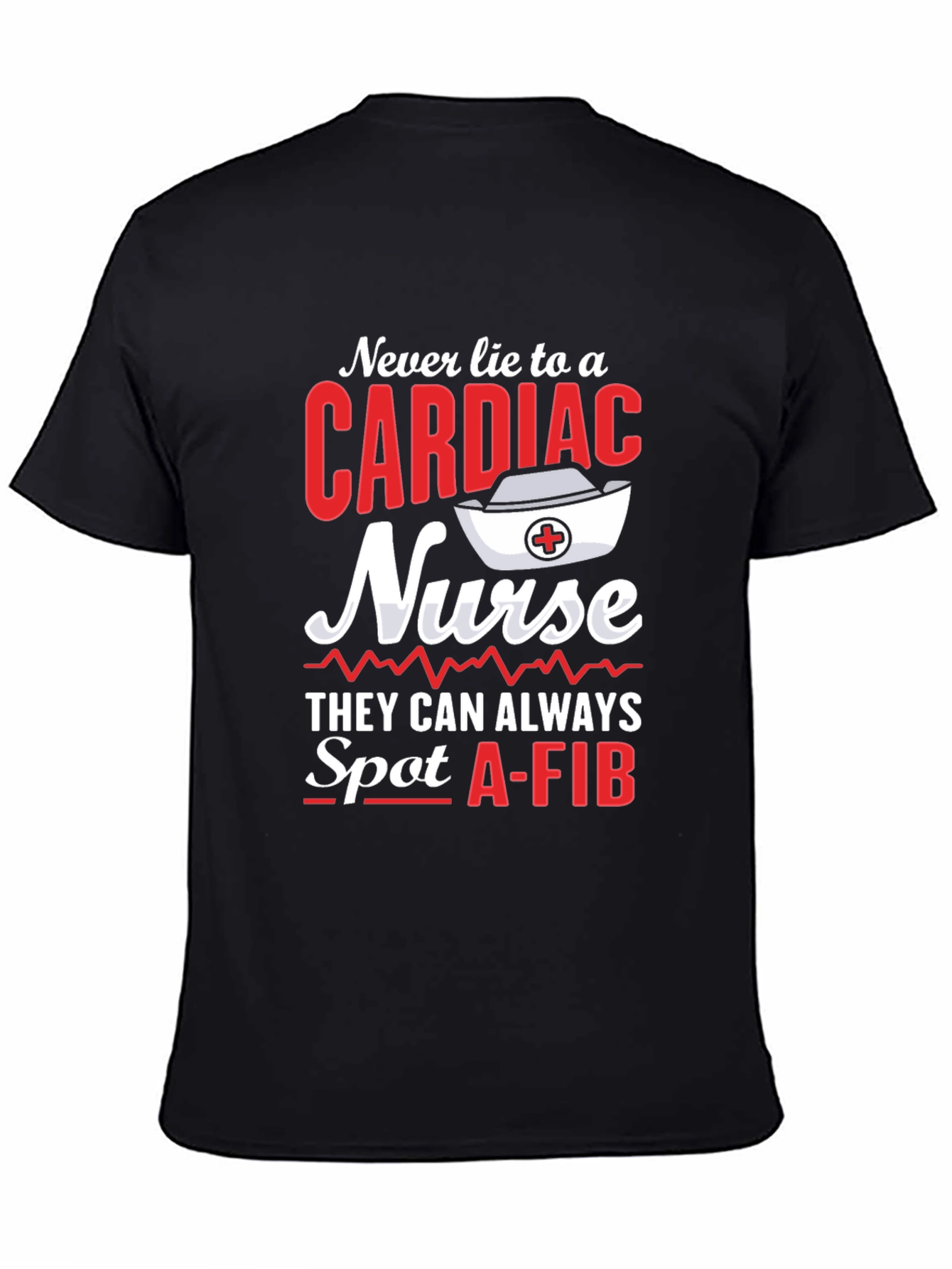 Cardiac Nurse T-Shirt - Spot A-Fib