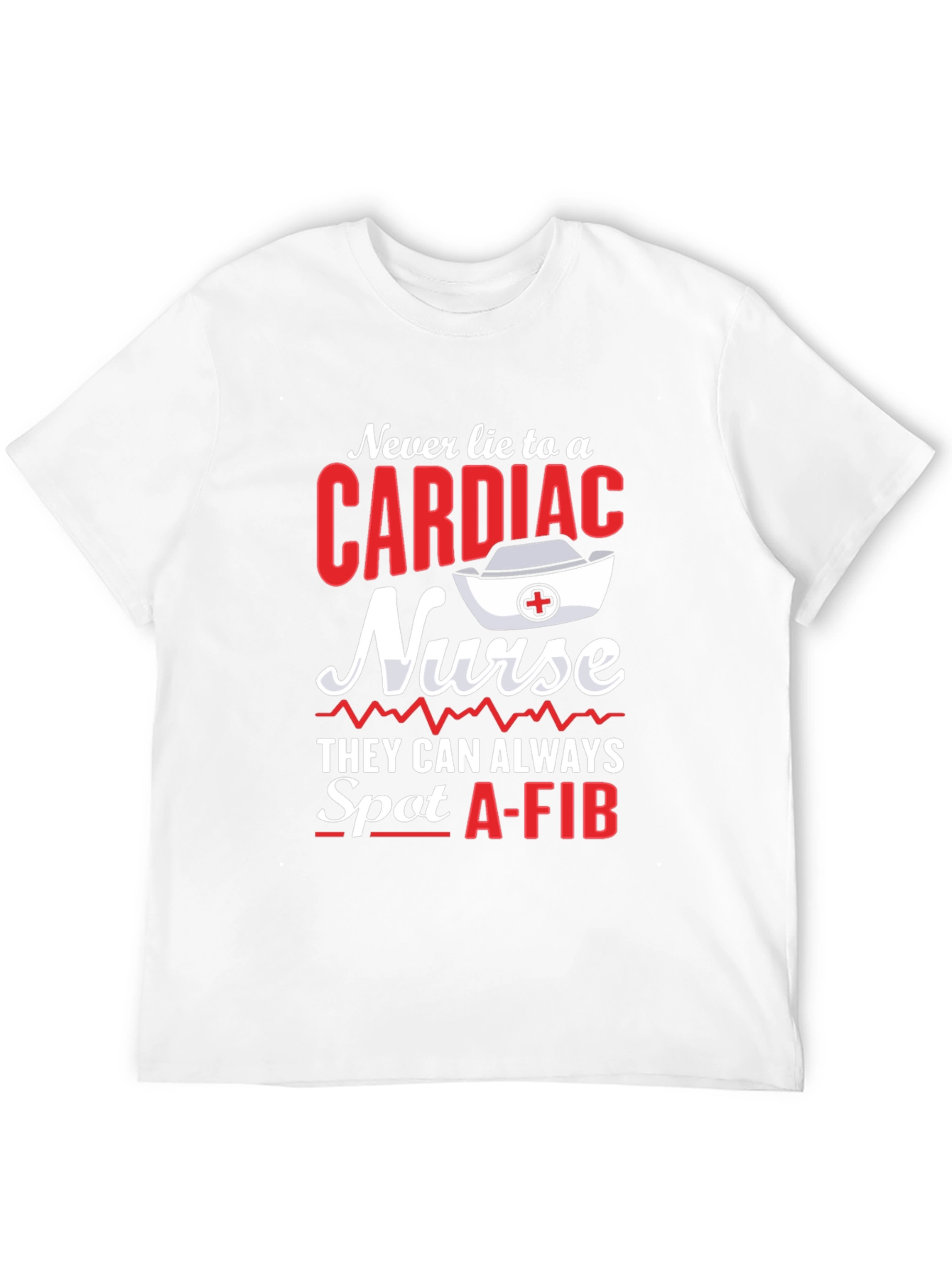 Cardiac Nurse T-Shirt - Spot A-Fib