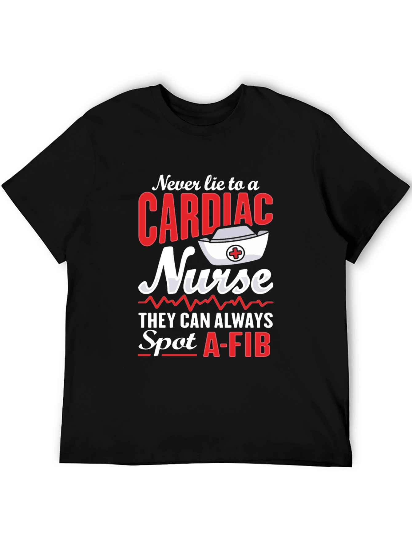 Cardiac Nurse T-Shirt - Spot A-Fib