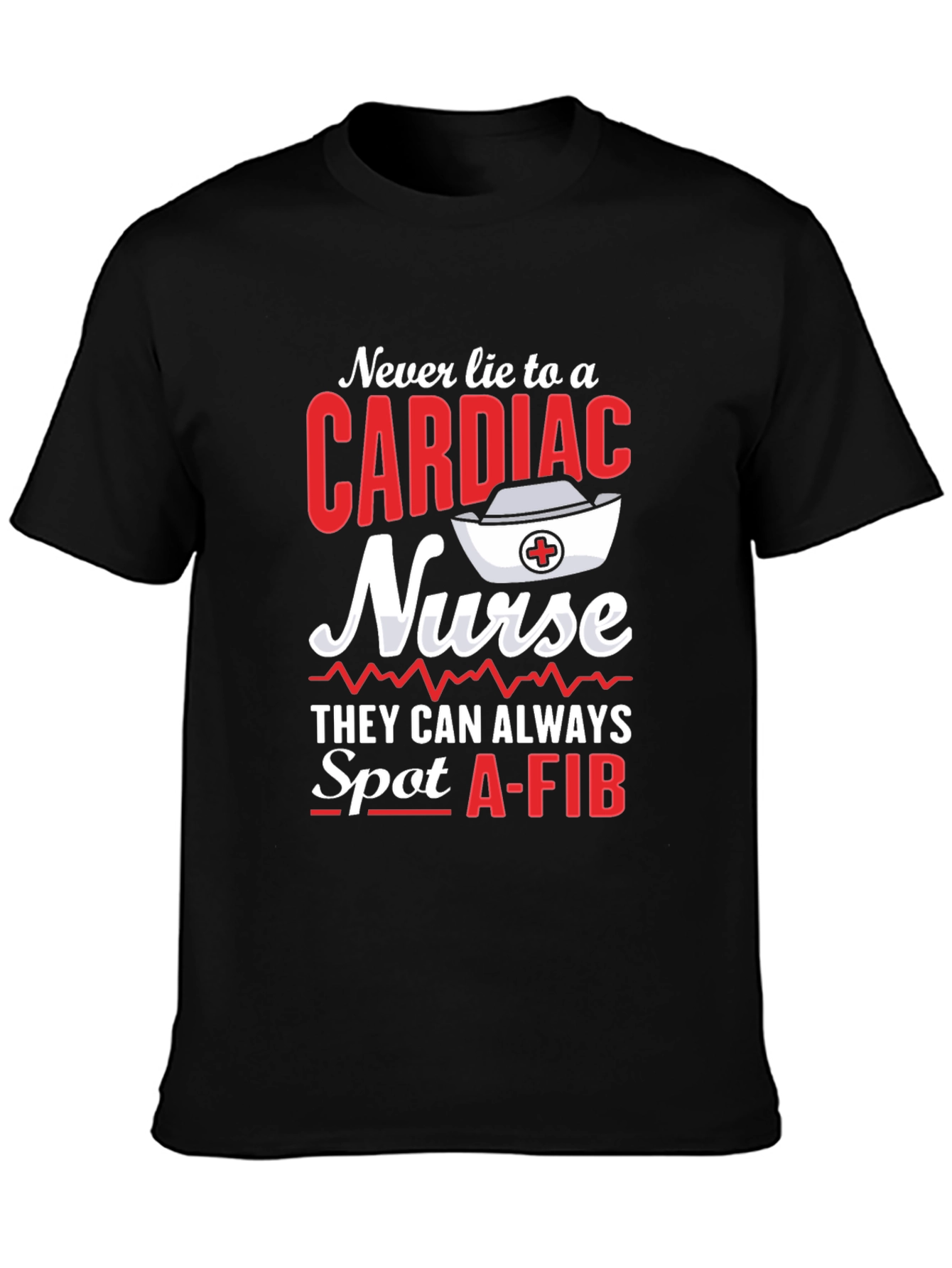 Cardiac Nurse T-Shirt - Spot A-Fib