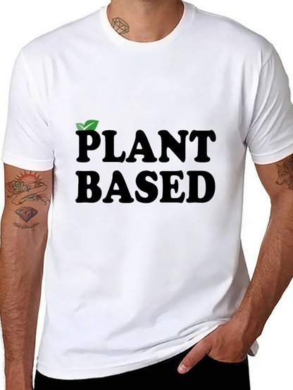 Plant Based Black Graphic Tee
