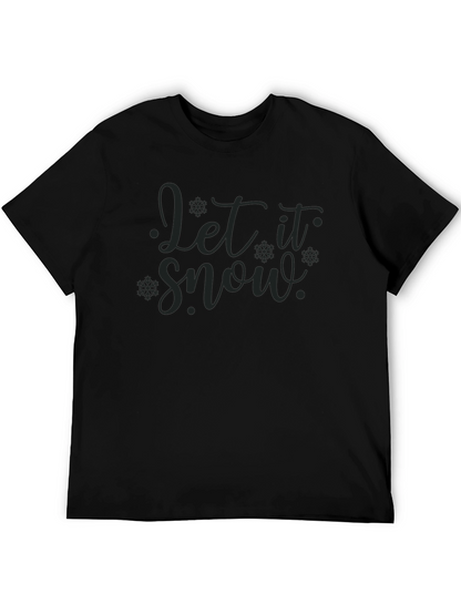 Let It Snow Christmas Graphic Tee