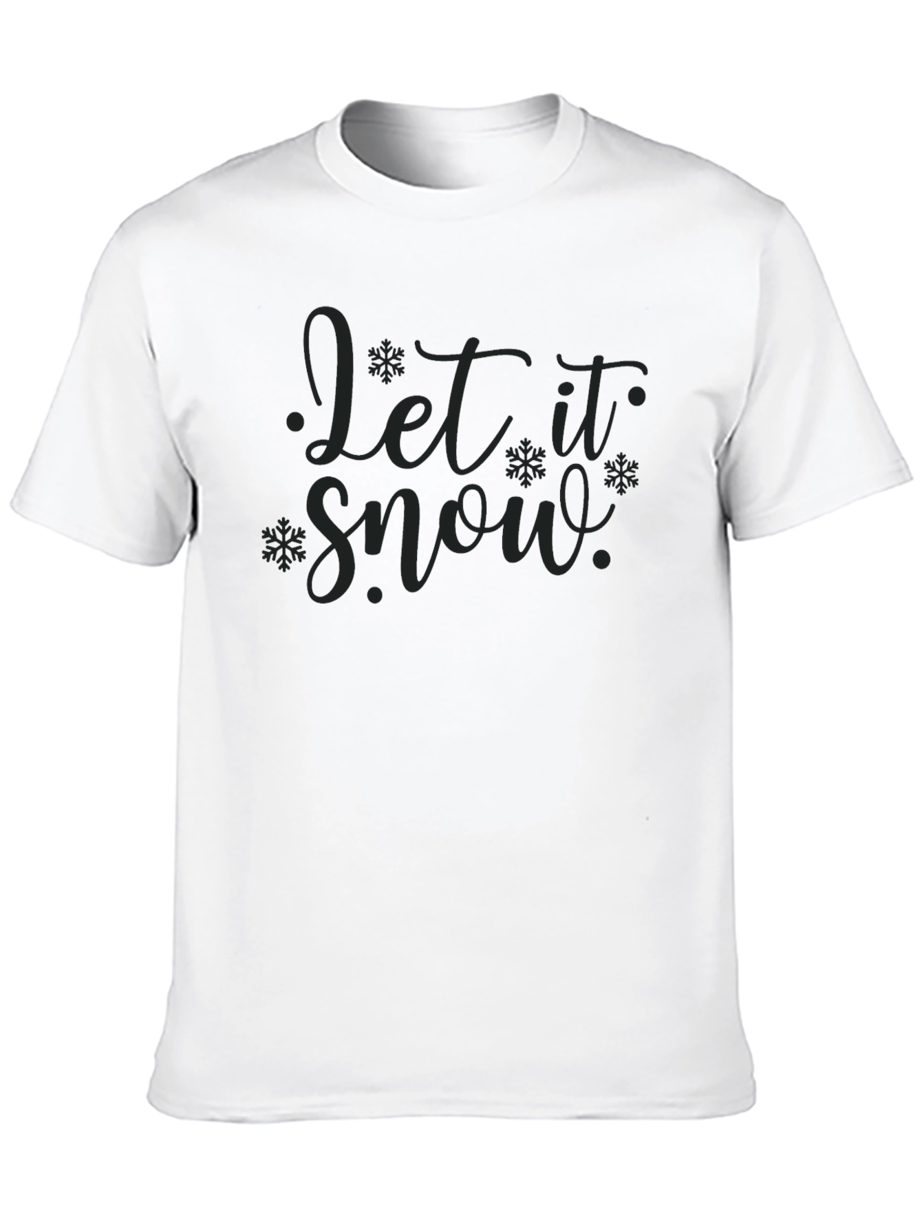 Let It Snow Christmas Graphic Tee