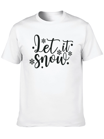 Let It Snow Christmas Graphic Tee
