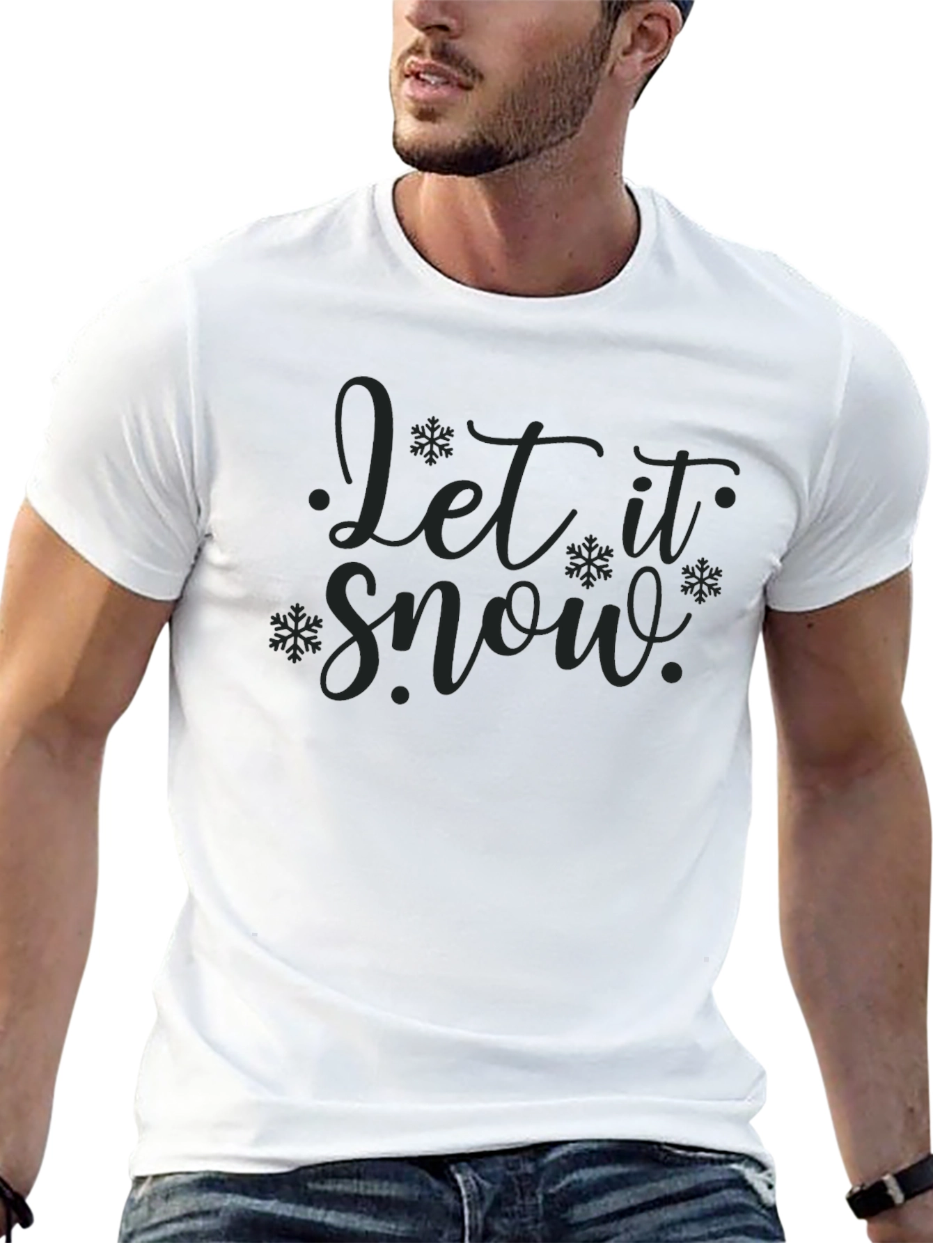 Let It Snow Christmas Graphic Tee