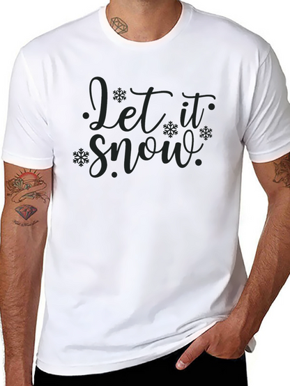 Let It Snow Christmas Graphic Tee