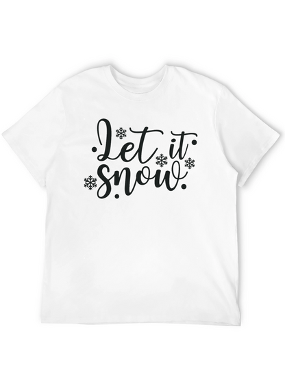 Let It Snow Christmas Graphic Tee