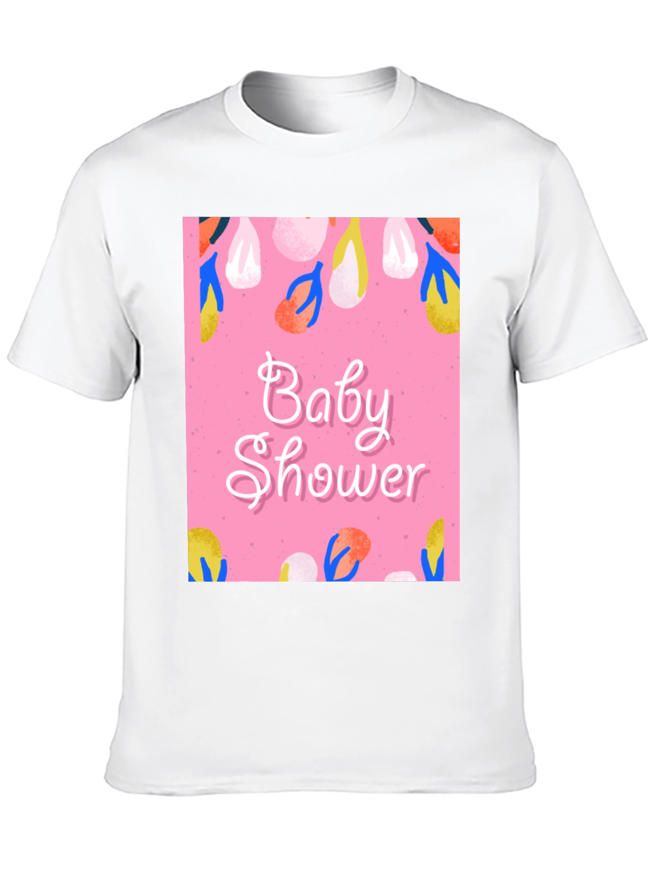 Baby Shower Graphic Tee - Stylish Celebration Apparel