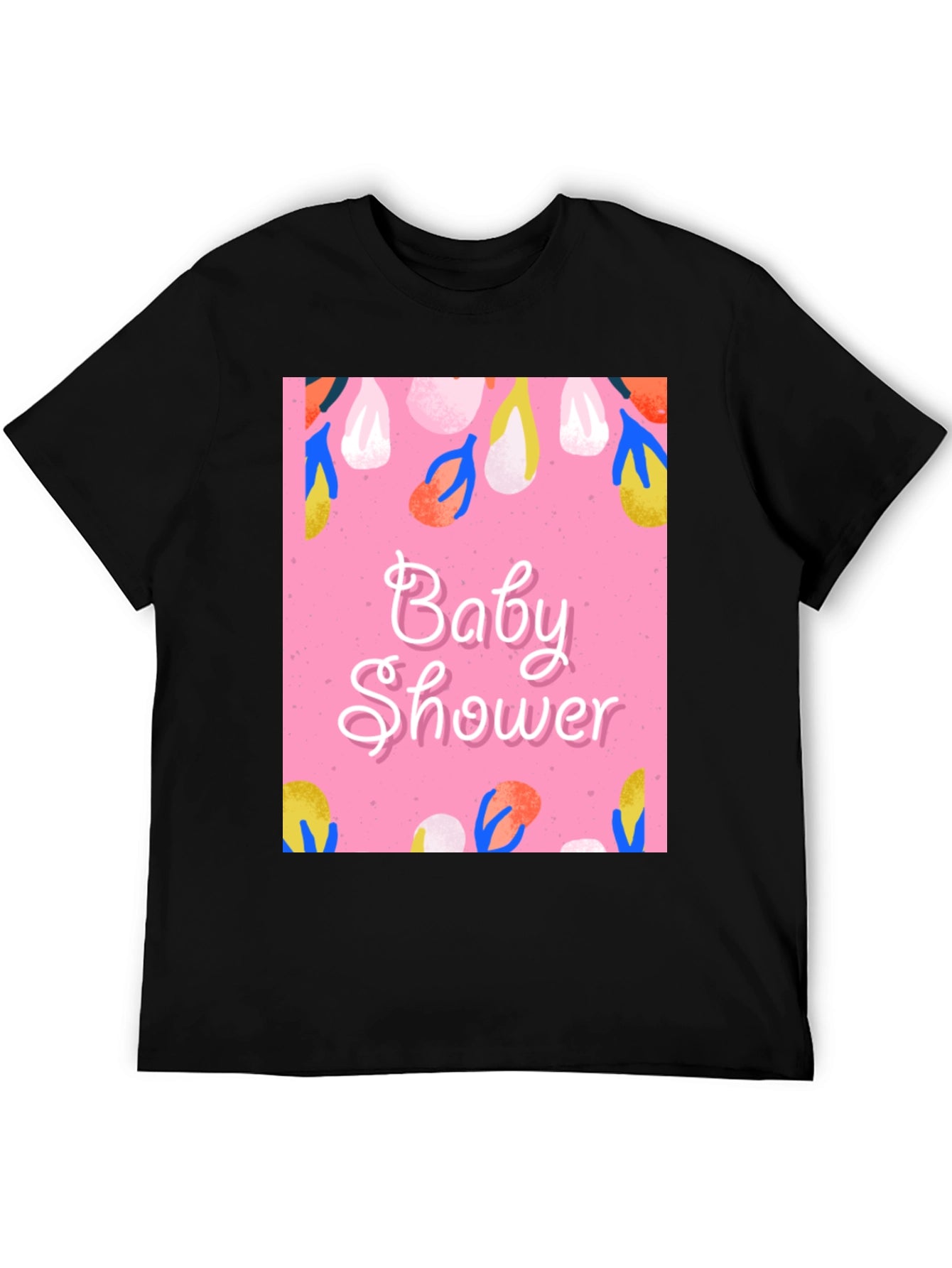 Baby Shower Graphic Tee - Stylish Celebration Apparel