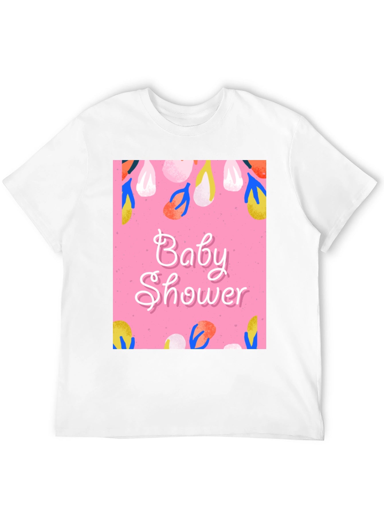 Baby Shower Graphic Tee - Stylish Celebration Apparel