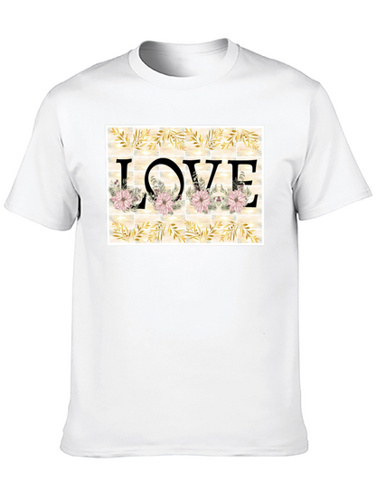 Floral LOVE Graphic T-Shirt