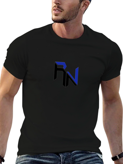 RN Logo Black T-Shirt