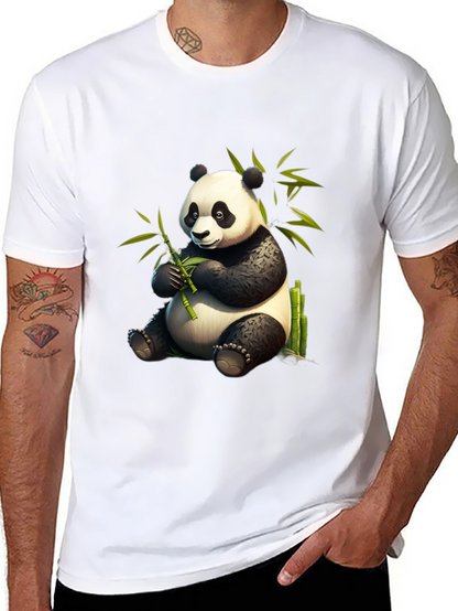 Panda Bamboo T-Shirt - Cute & Comfy Cotton Tee