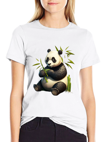 Panda Bamboo T-Shirt - Cute & Comfy Cotton Tee