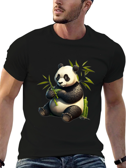 Panda Bamboo T-Shirt - Cute & Comfy Cotton Tee