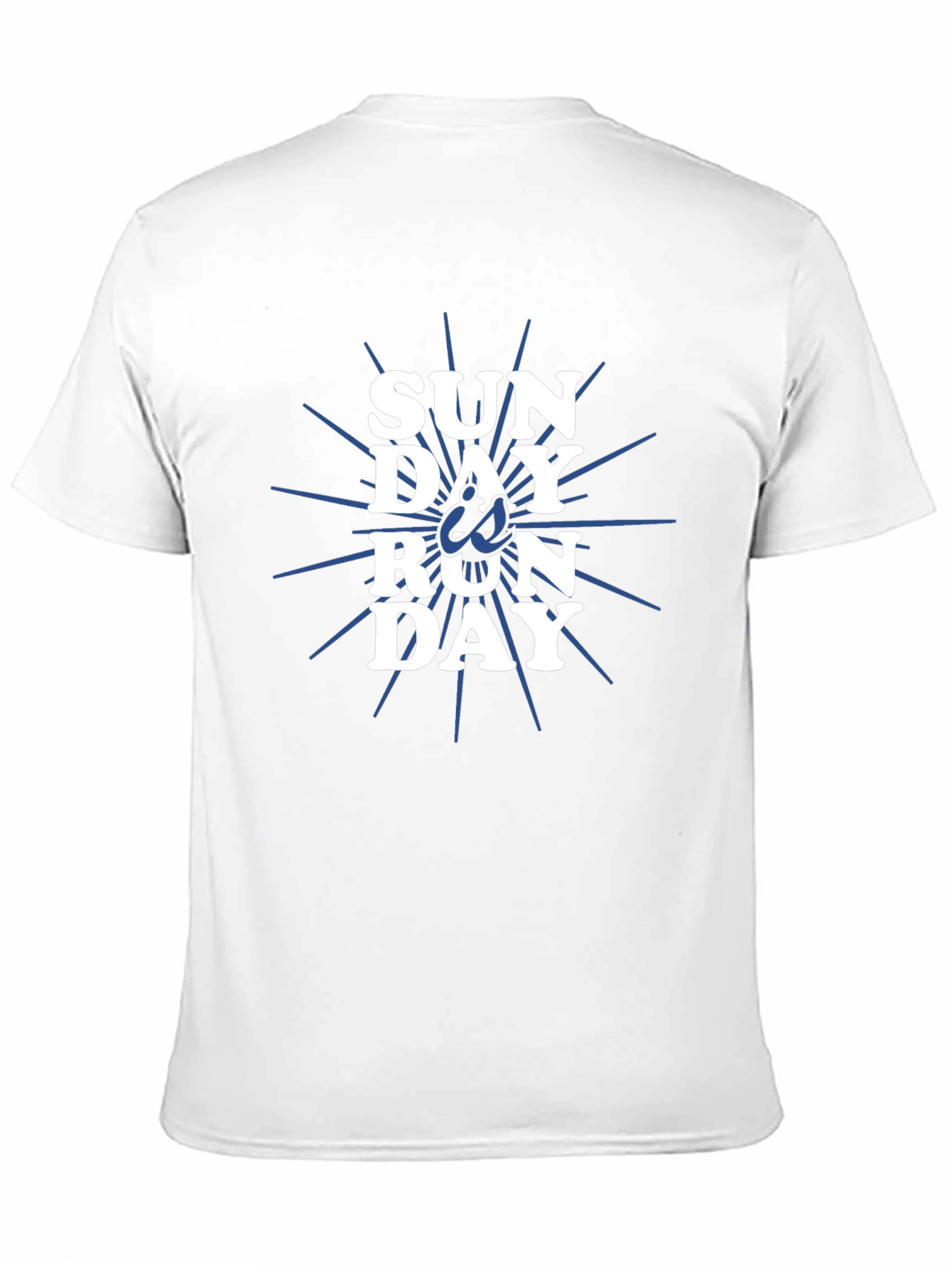 Sunday Run Day Graphic Tee - Black
