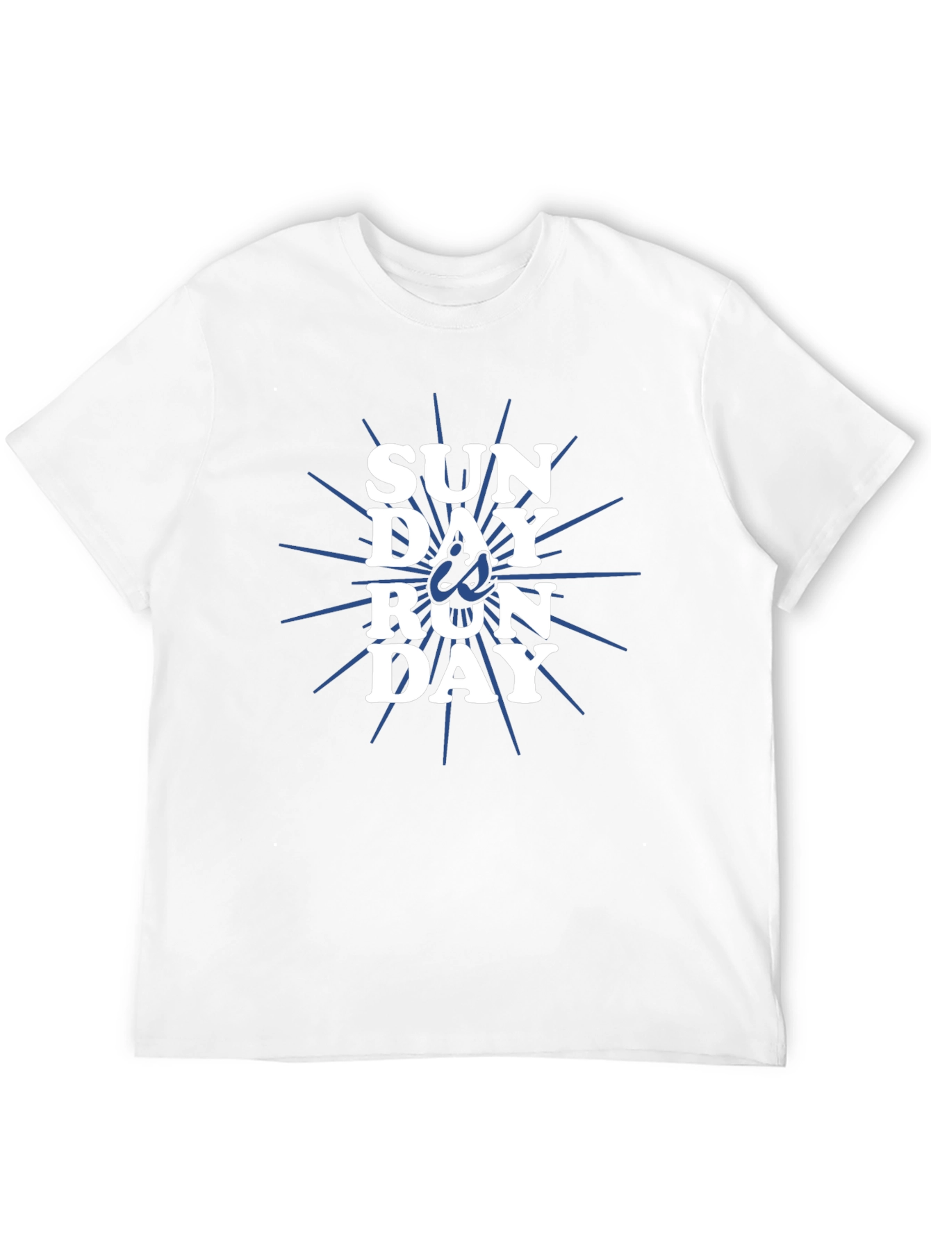 Sunday Run Day Graphic Tee - Black