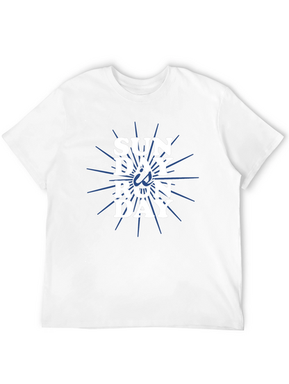 Sunday Run Day Graphic Tee - Black