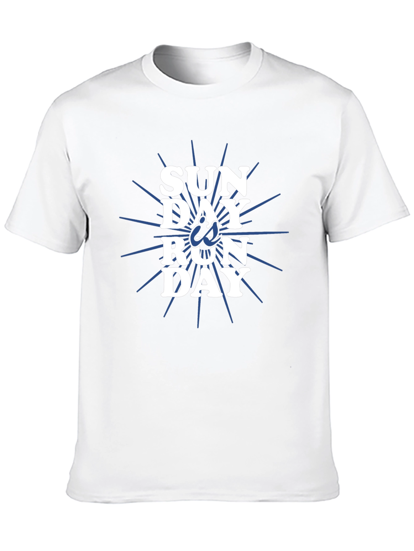 Sunday Run Day Graphic Tee - Black