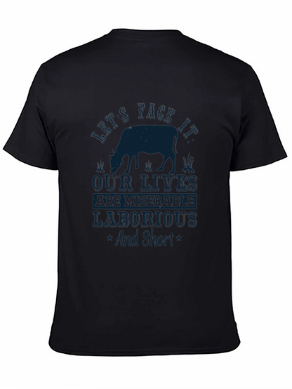 Cow Lives Black T-Shirt