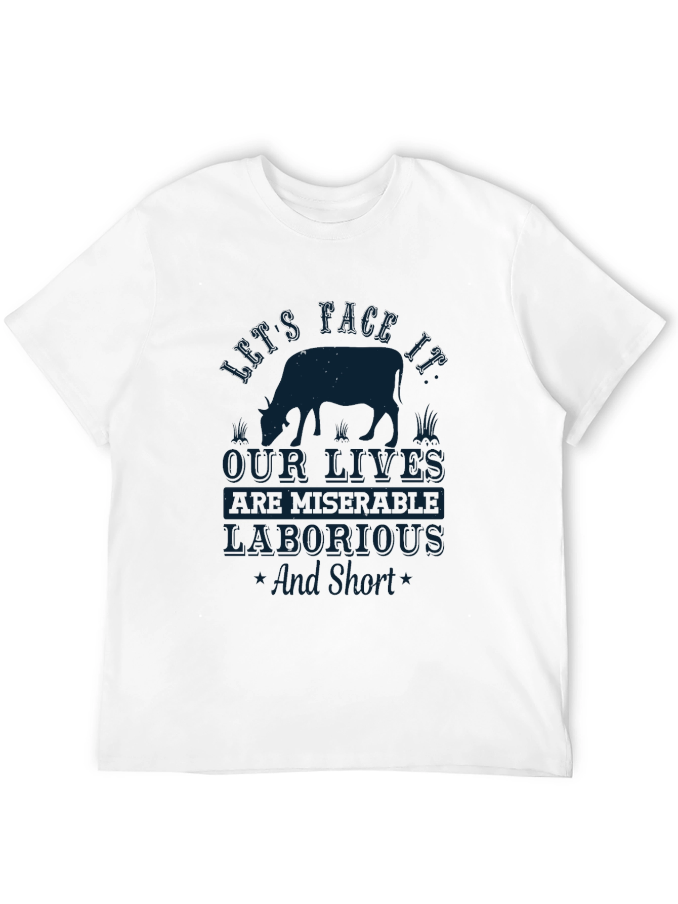 Cow Lives Black T-Shirt