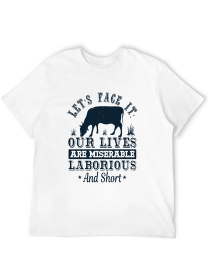 Cow Lives Black T-Shirt