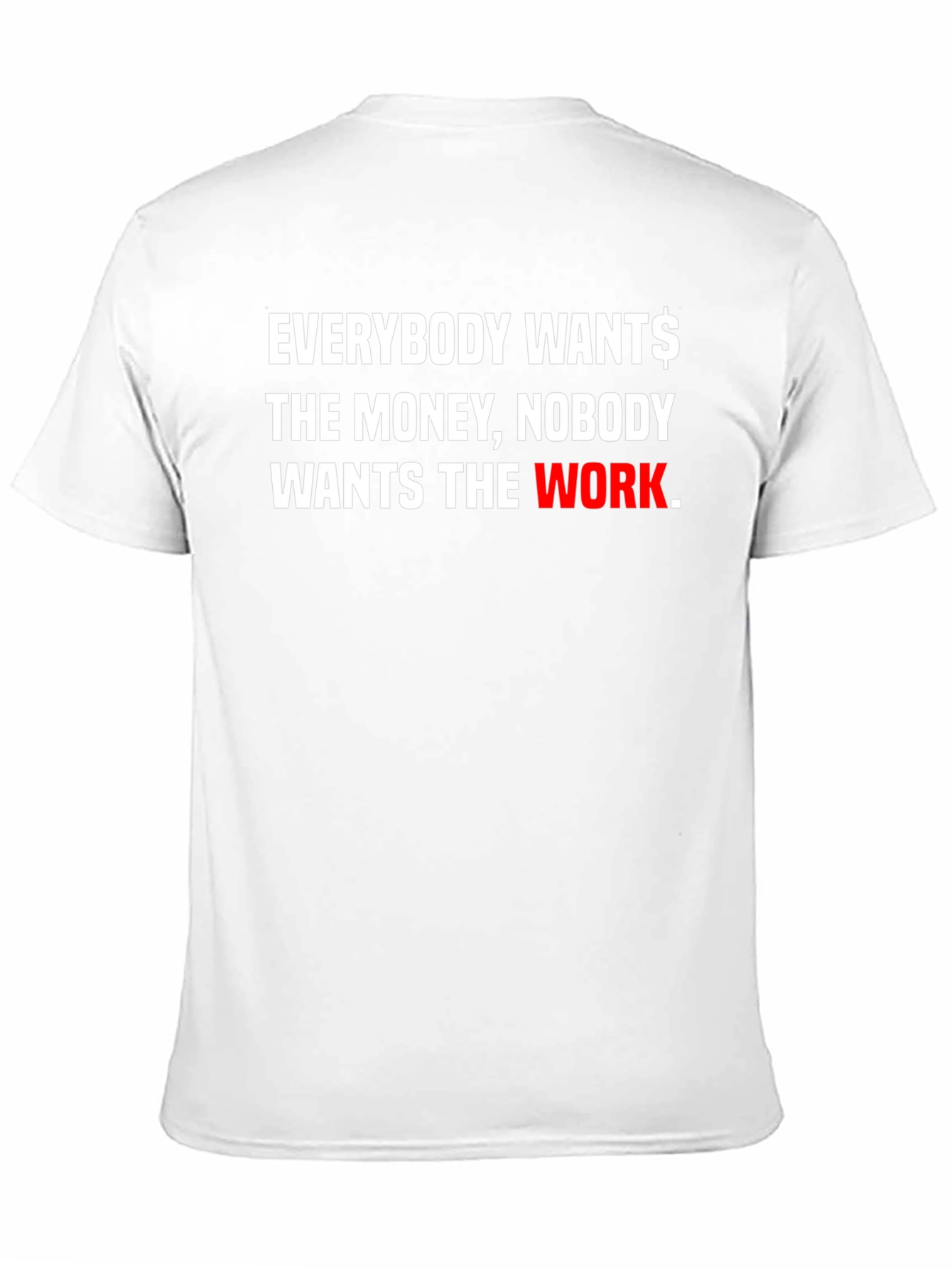 Everybody Wants Money Graphic Black Tee