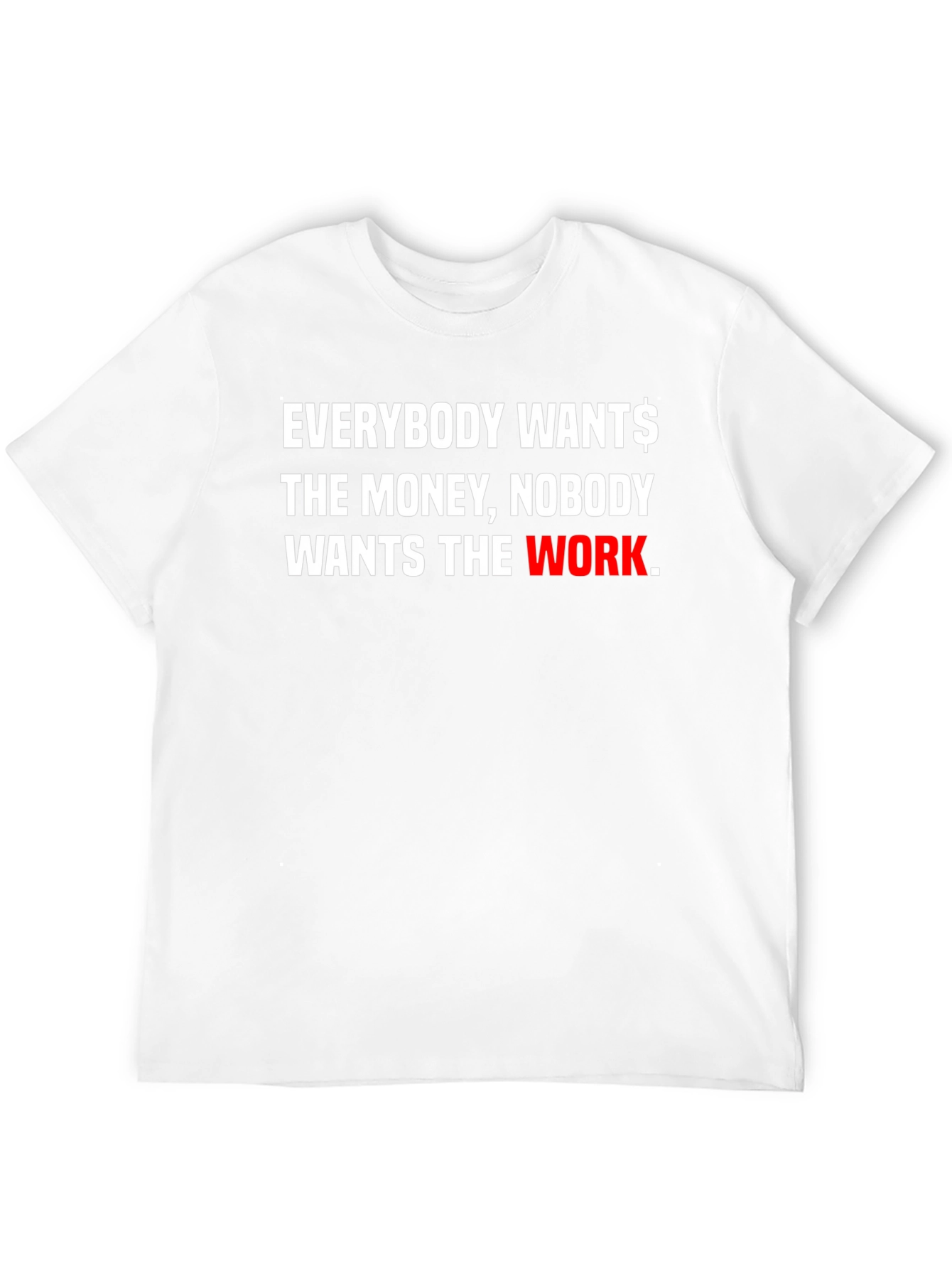 Everybody Wants Money Graphic Black Tee