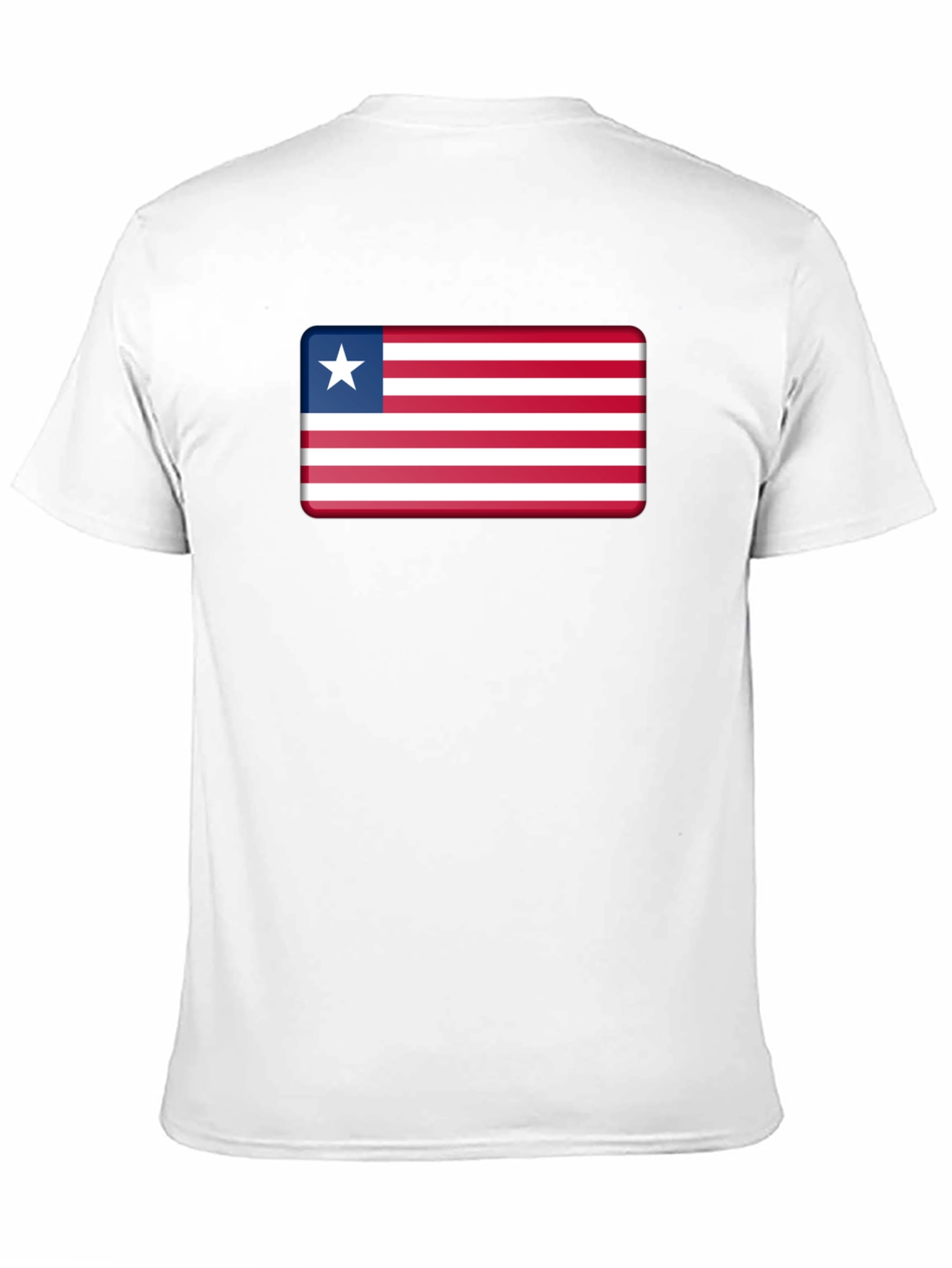 Liberia Flag T-Shirt - Black Patriotic Tee