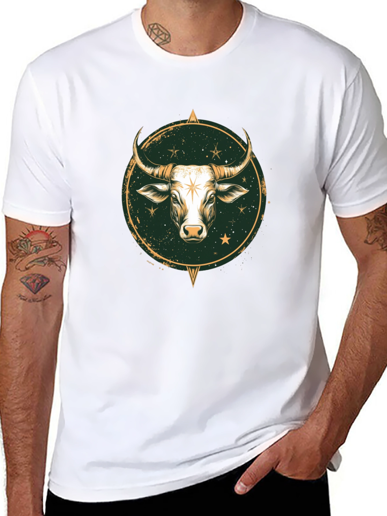 Taurus Zodiac Graphic Tee - Stylish Black T-Shirt