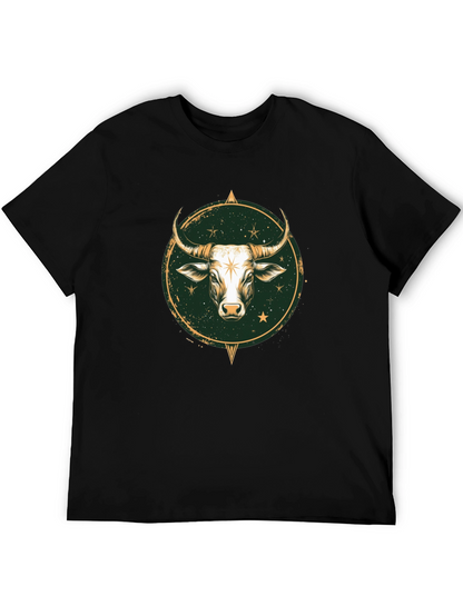 Taurus Zodiac Graphic Tee - Stylish Black T-Shirt