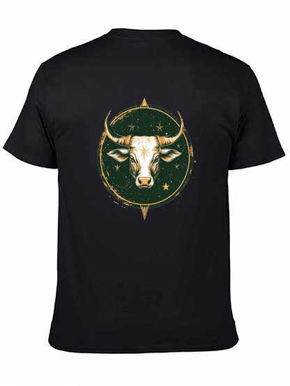 Taurus Zodiac Graphic Tee - Stylish Black T-Shirt