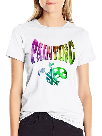Painting Palette Black T-Shirt