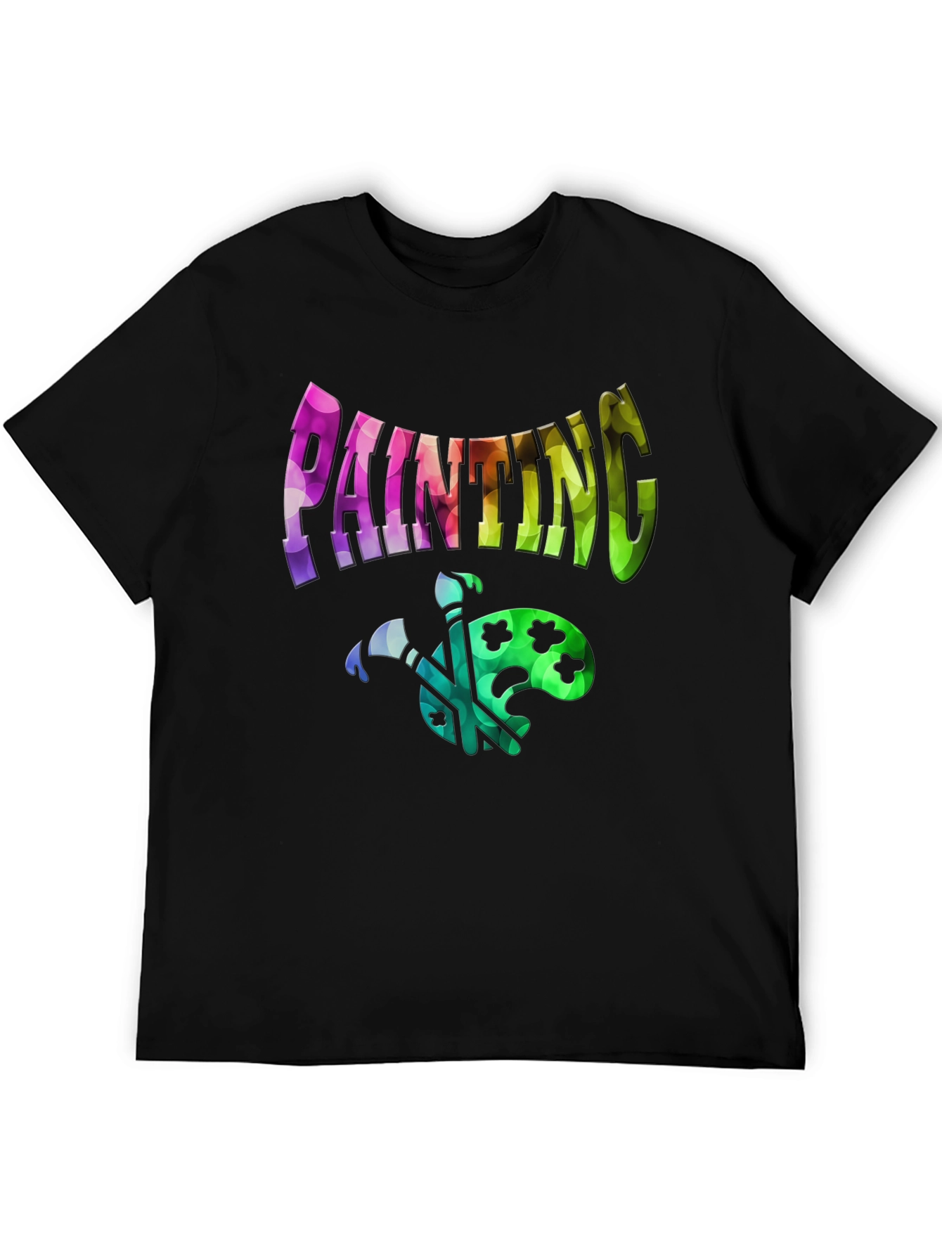 Painting Palette Black T-Shirt