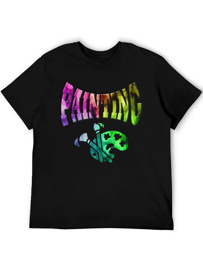 Painting Palette Black T-Shirt