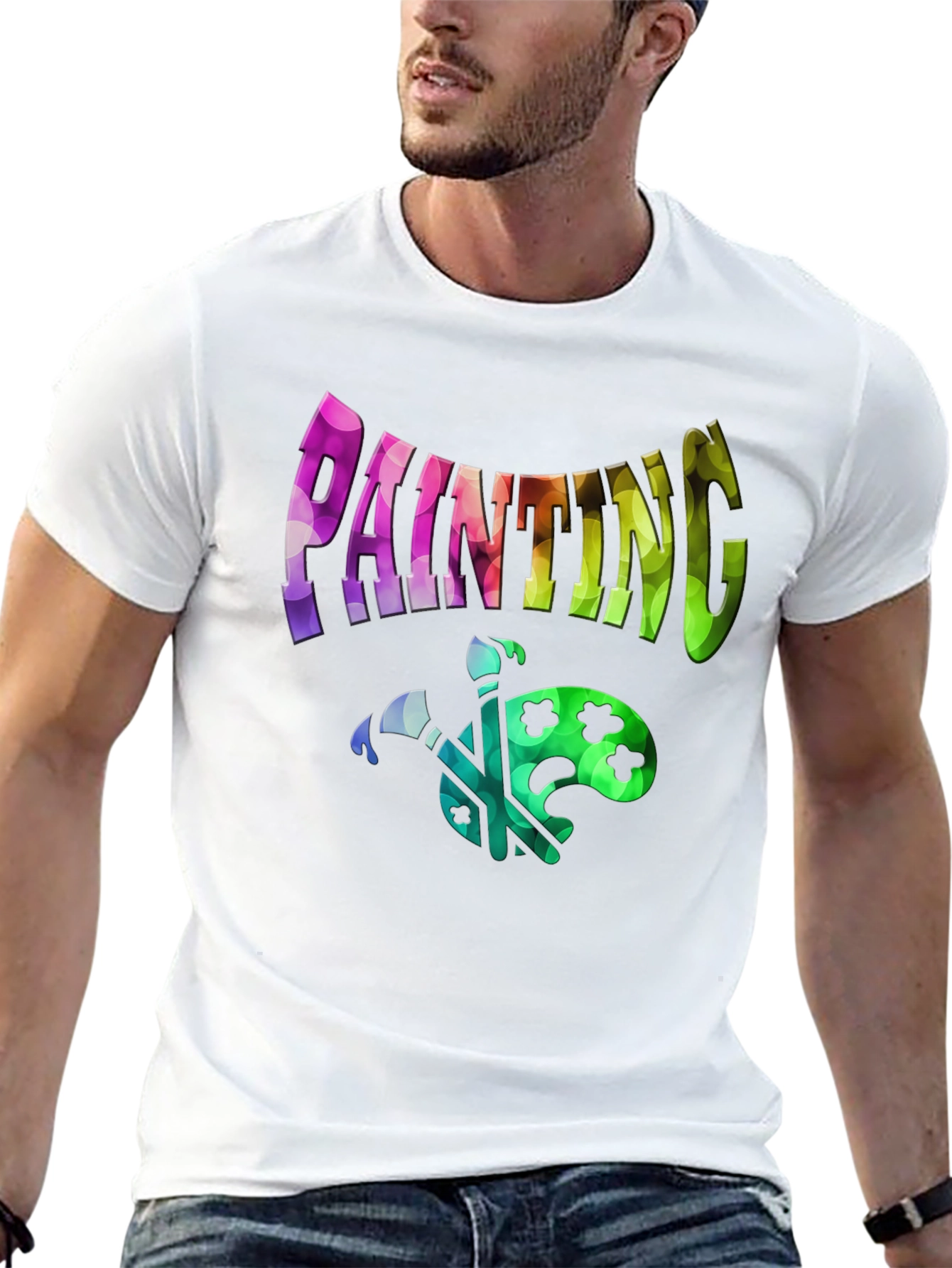 Painting Palette Black T-Shirt