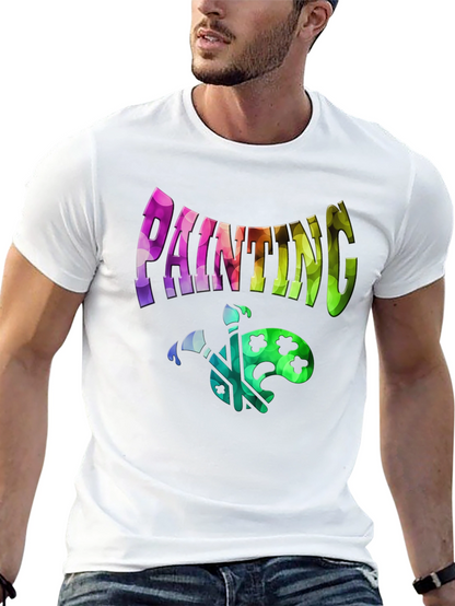 Painting Palette Black T-Shirt