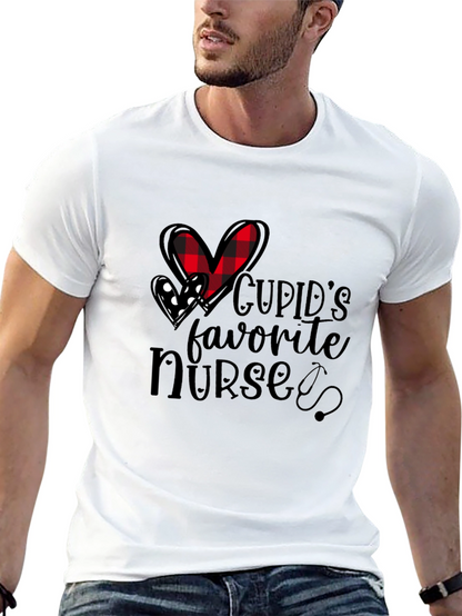 Cupids Favorite Nurse T-Shirt - Valentines Day Gift