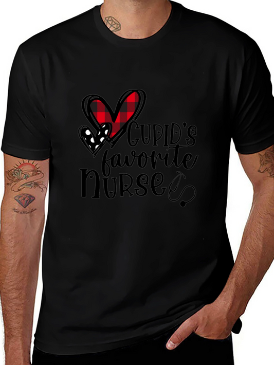 Cupids Favorite Nurse T-Shirt - Valentines Day Gift