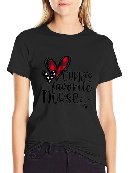 Cupids Favorite Nurse T-Shirt - Valentines Day Gift