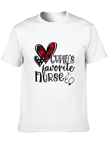 Cupids Favorite Nurse T-Shirt - Valentines Day Gift