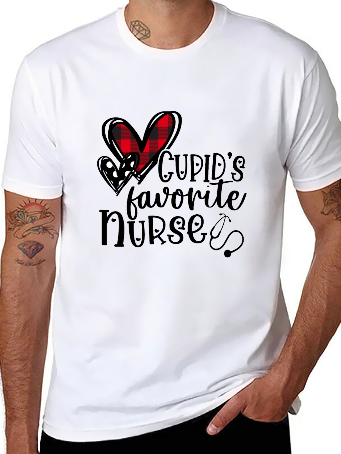 Cupids Favorite Nurse T-Shirt - Valentines Day Gift