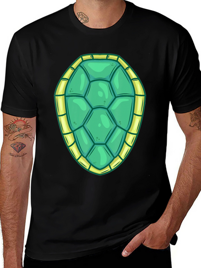 Turtle Shell Graphic Tee - Fun Costume T-Shirt