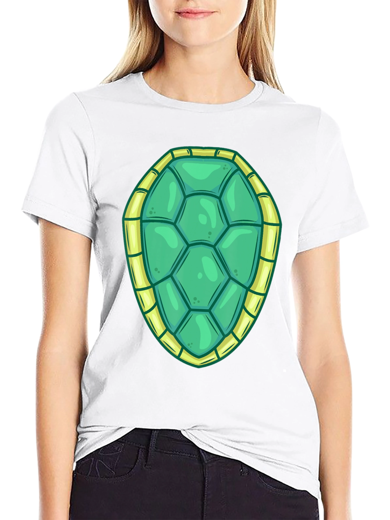 Turtle Shell Graphic Tee - Fun Costume T-Shirt