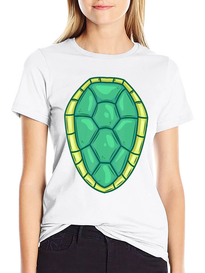 Turtle Shell Graphic Tee - Fun Costume T-Shirt