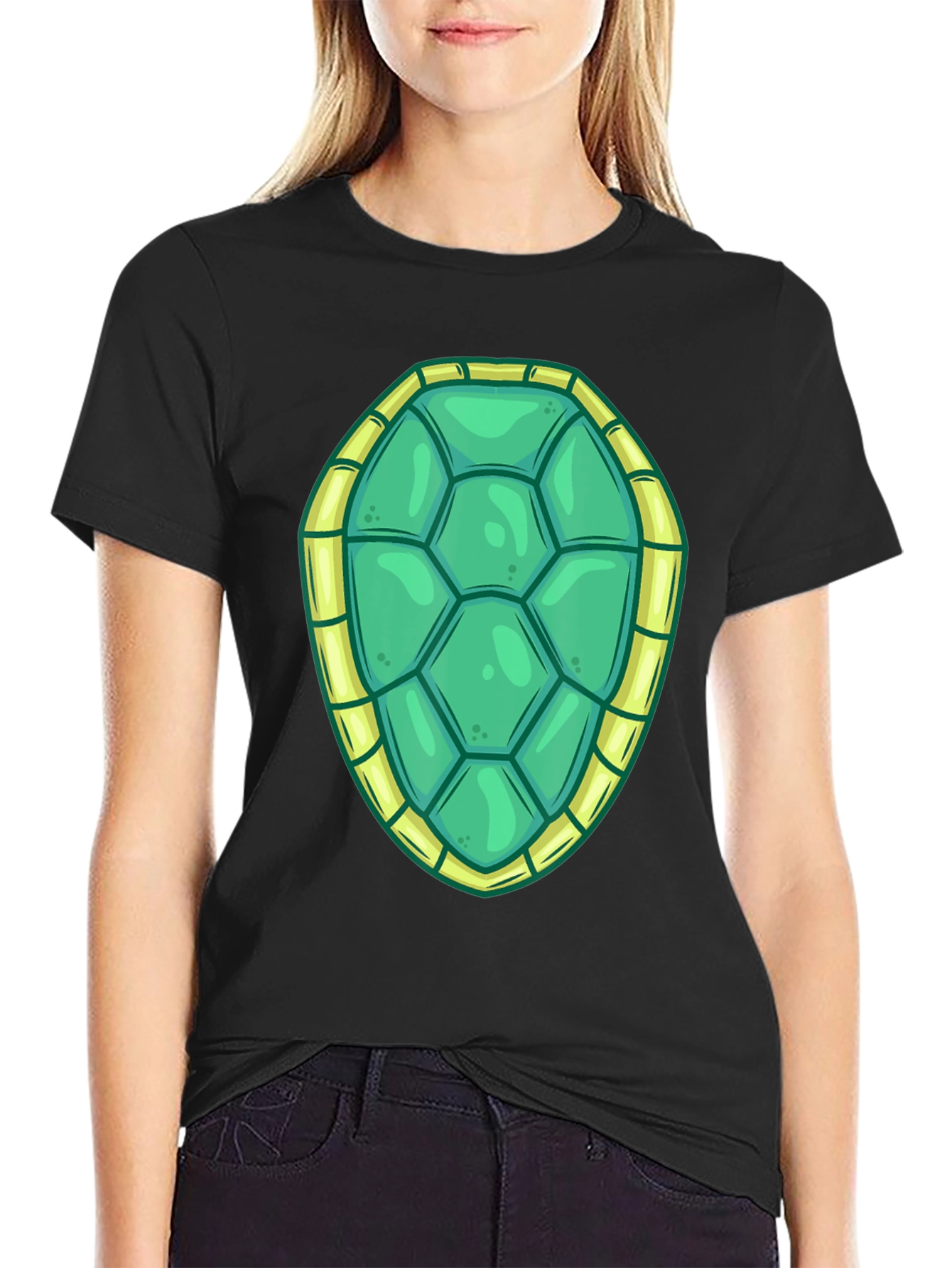 Turtle Shell Graphic Tee - Fun Costume T-Shirt