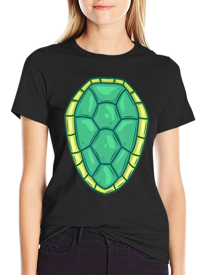 Turtle Shell Graphic Tee - Fun Costume T-Shirt