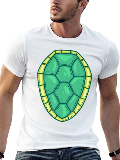 Turtle Shell Graphic Tee - Fun Costume T-Shirt