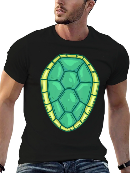 Turtle Shell Graphic Tee - Fun Costume T-Shirt